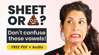 Confusing vowels: sheet vs.💩, beach vs. b*tch 🤭