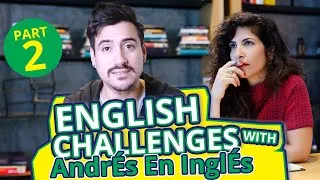 10 English words difficult to pronounce |  American Accent 1-1 with @AndrÉs En InglÉs PART 2