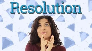 How to say RESOLUTION | American English