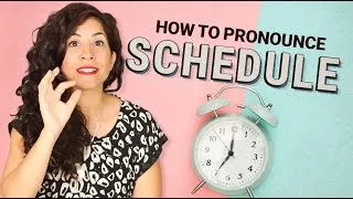 How to pronounce SCHEDULE? | American English