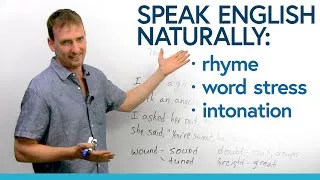 Speak English more naturally: Using rhyme for word stress and intonation