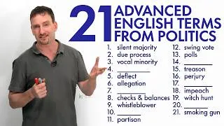 Political Vocabulary in English: 21 Common Terms