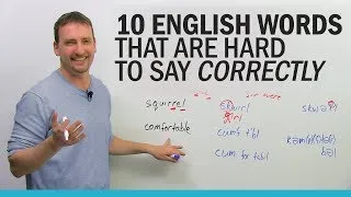 10 English words that are hard to say correctly