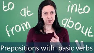 Prepositions with Basic Verbs | English Grammar & Speaking Lesson