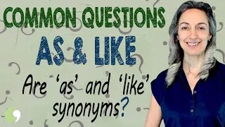 As & Like | Prepositions & Conjunctions | English Lesson