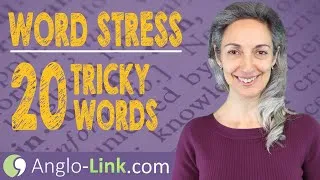 English pronunciation tips | 20 common 'word stress' mistakes