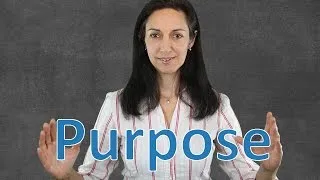 Linking Words of Purpose - English Grammar
