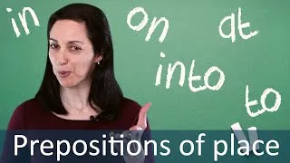 Prepositions in Place Expressions - English Grammar & Speaking Lesson