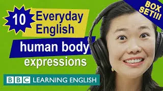 BOX SET: English vocabulary mega-class! Learn 10 'human body' expressions in 25 minutes!