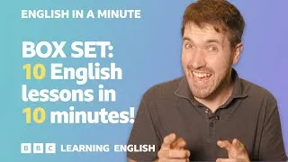 BOX SET: English In A Minute 4 – NINE English lessons in 8 minutes!