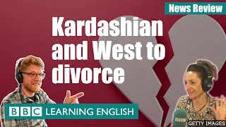 Kardashian and West to divorce: BBC News Review