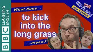 What does 'to kick into the long grass' mean?