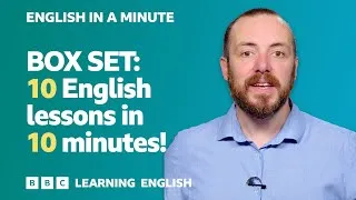 BOX SET: English In A Minute 14 – TEN English lessons in 10 minutes!