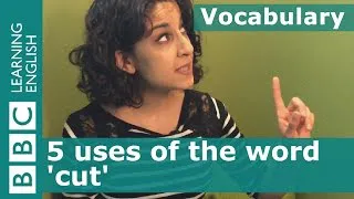 Vocabulary - 5 ways to use the word 'cut' - Red Riding Hood part 1