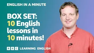 BOX SET: English In A Minute 19 – TEN English lessons in 10 minutes!