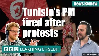 Tunisia's prime minister fired after protests: BBC News Review