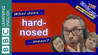 What does 'hard-nosed' mean?