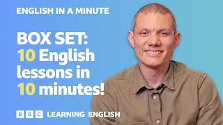 BOX SET: English In A Minute 16 – TEN English lessons in 10 minutes!