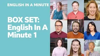 BOX SET: English In A Minute 1 – TEN English lessons in 10 minutes!