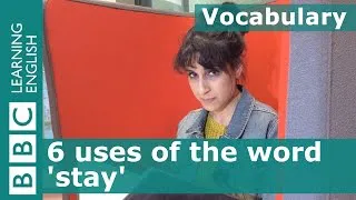 Vocabulary: Six uses of 'stay' - Jamaica Inn part 1