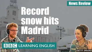 Record-breaking snow storm hits Spain: BBC News Review