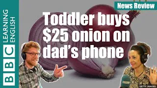 Toddler buys $25 onion on dad’s phone: BBC News Review