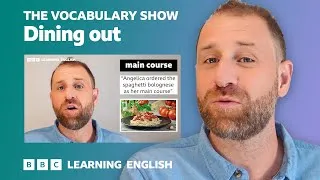 🍽️ The Vocabulary Show: Dining out - Learn 28 English words and phrases in 10 minutes!