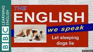 Let sleeping dogs lie: The English We Speak