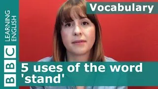 Vocabulary - 5 ways to use the word 'stand' - Robin Hood part 1