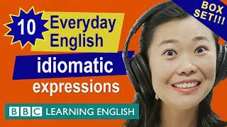 BOX SET: English vocabulary mega-class! Learn 10 idiomatic English expressions in 25 minutes!