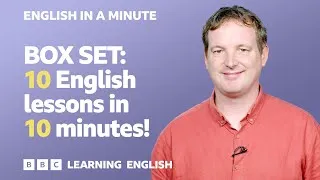 BOX SET: English In A Minute 23 – TEN English lessons in 10 minutes!