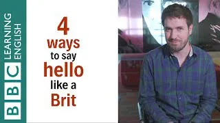 How to say hello like a British English speaker - English In A Minute ⏰