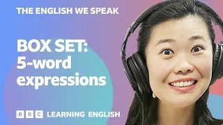 BOX SET: English vocabulary mega-class! 🤩 Learn 8 English '5-word expressions'