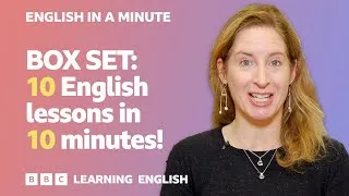 BOX SET: English In A Minute 10 – TEN English lessons in 10 minutes!