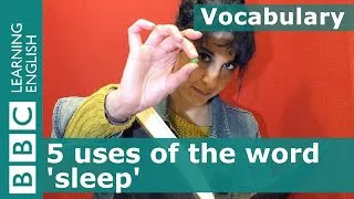 Vocabulary: 5 uses of 'sleep' - The Princess and the Pea part 1