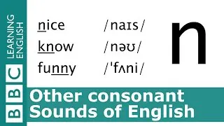 English Pronunciation 👄 Consonant - /n/ - 'nice', 'funny' & 'son'