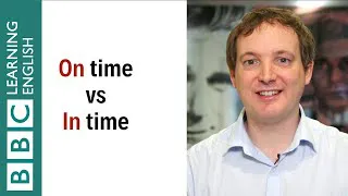 On time vs In time - English In A Minute