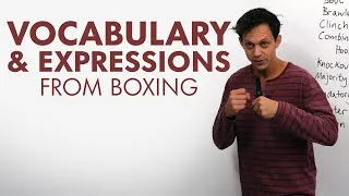 English Vocabulary & Expressions from Boxing