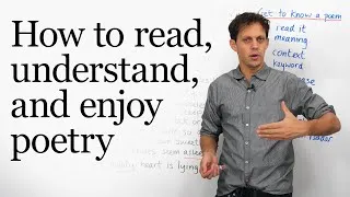 How to understand and enjoy English poetry