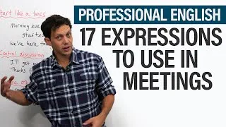 Professional English: 17 Expressions to Use in Meetings