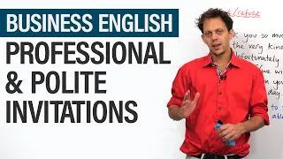 Professional English Communication: Invitations, Small Talk, and Thank Yous