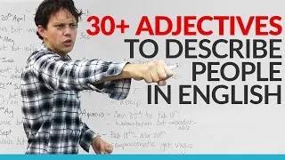 Vocabulary - Learn 30 adjectives in English to describe your personality