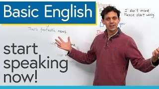 Basic English to GET TALKING FAST!