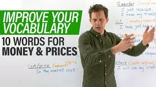 REAL ENGLISH VOCABULARY: 10 words to talk about MONEY & PRICES