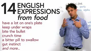 14 ENGLISH IDIOMS & EXPRESSIONS from food