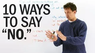 10 ways to say 'NO' in English (politely!)