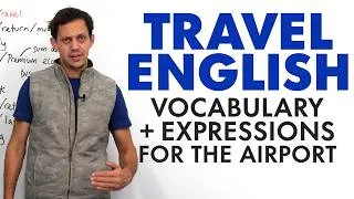 ✈ TRAVEL ENGLISH: Vocabulary & expressions for the airport ✈️