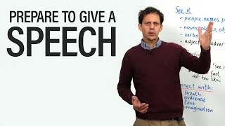 How to prepare to give a speech
