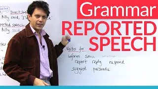 Learn English Grammar: Reported Speech / Indirect Speech