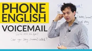 Phone English – Leaving VOICEMAIL